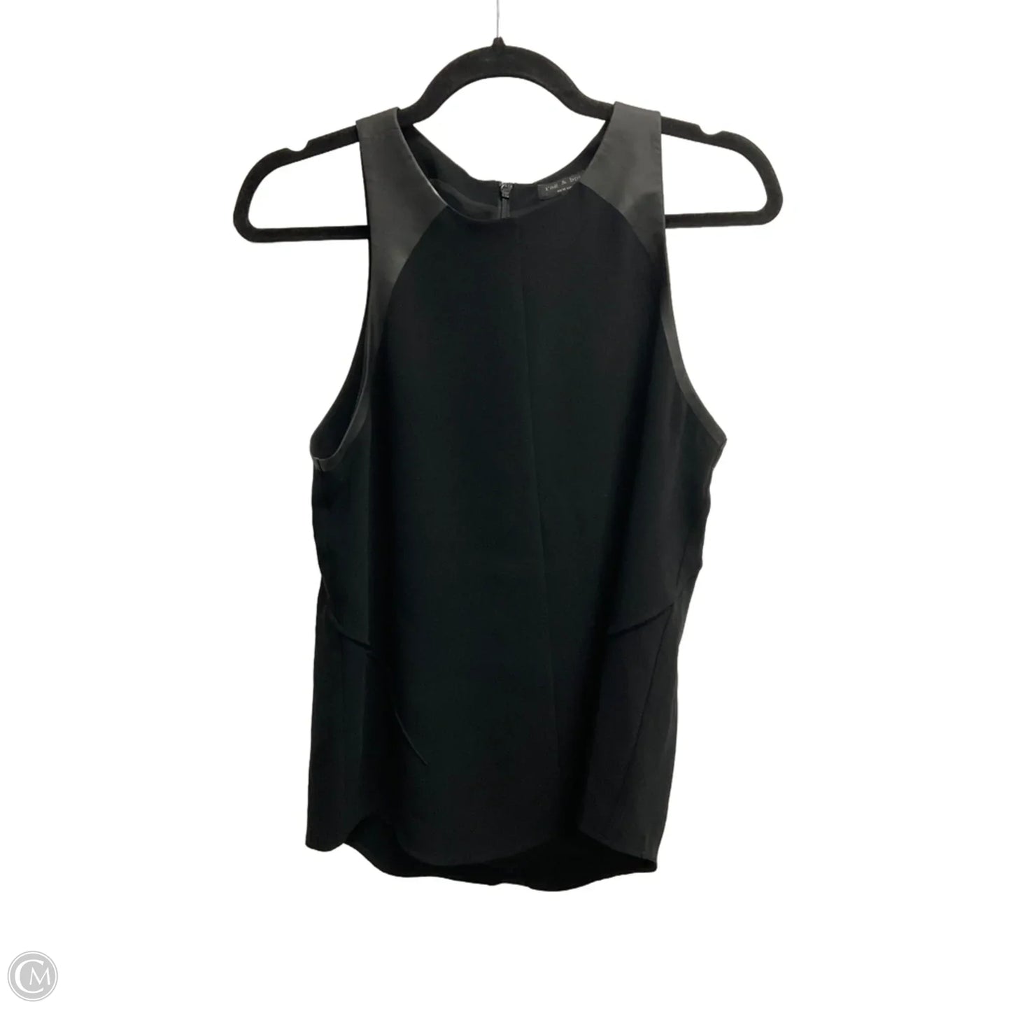 Top Sleeveless By Rag And Bone In Black, Size: M