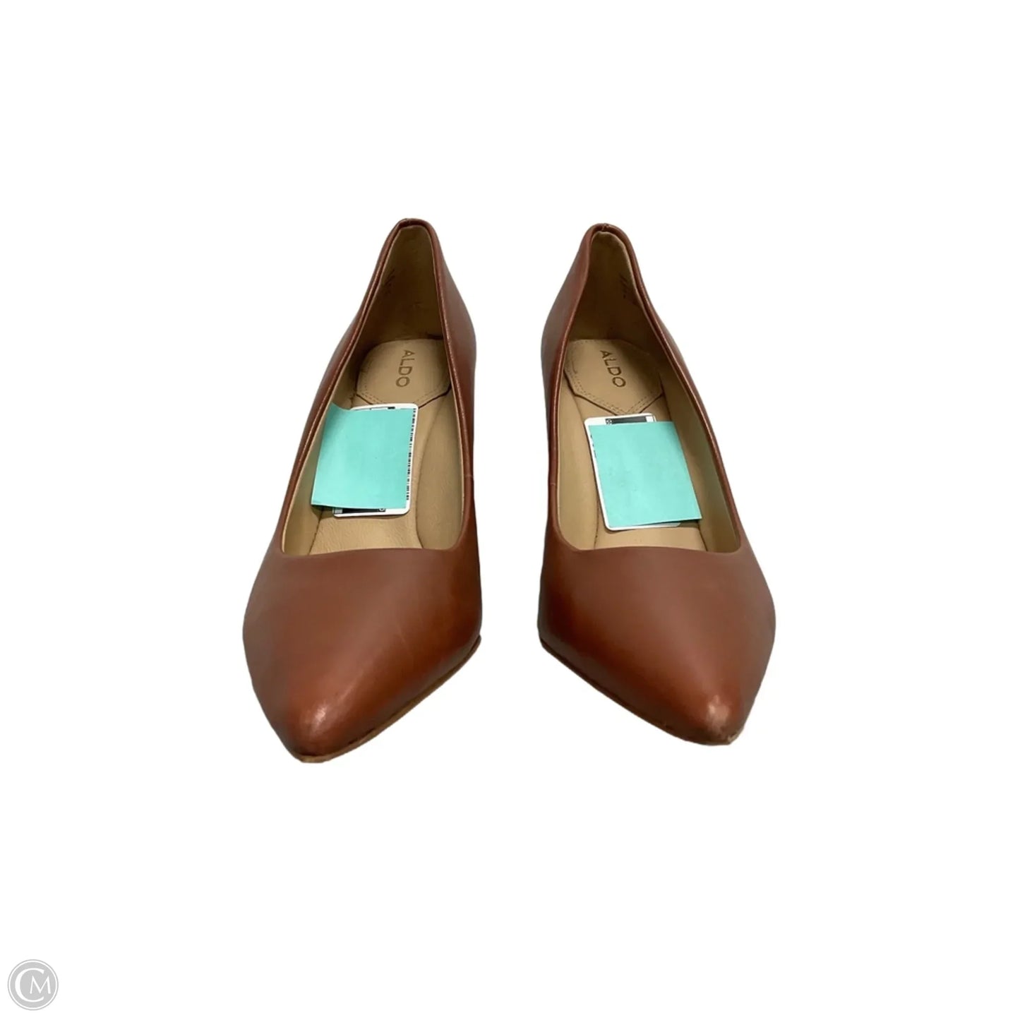 Shoes Heels Stiletto By Aldo In Brown, Size: 8