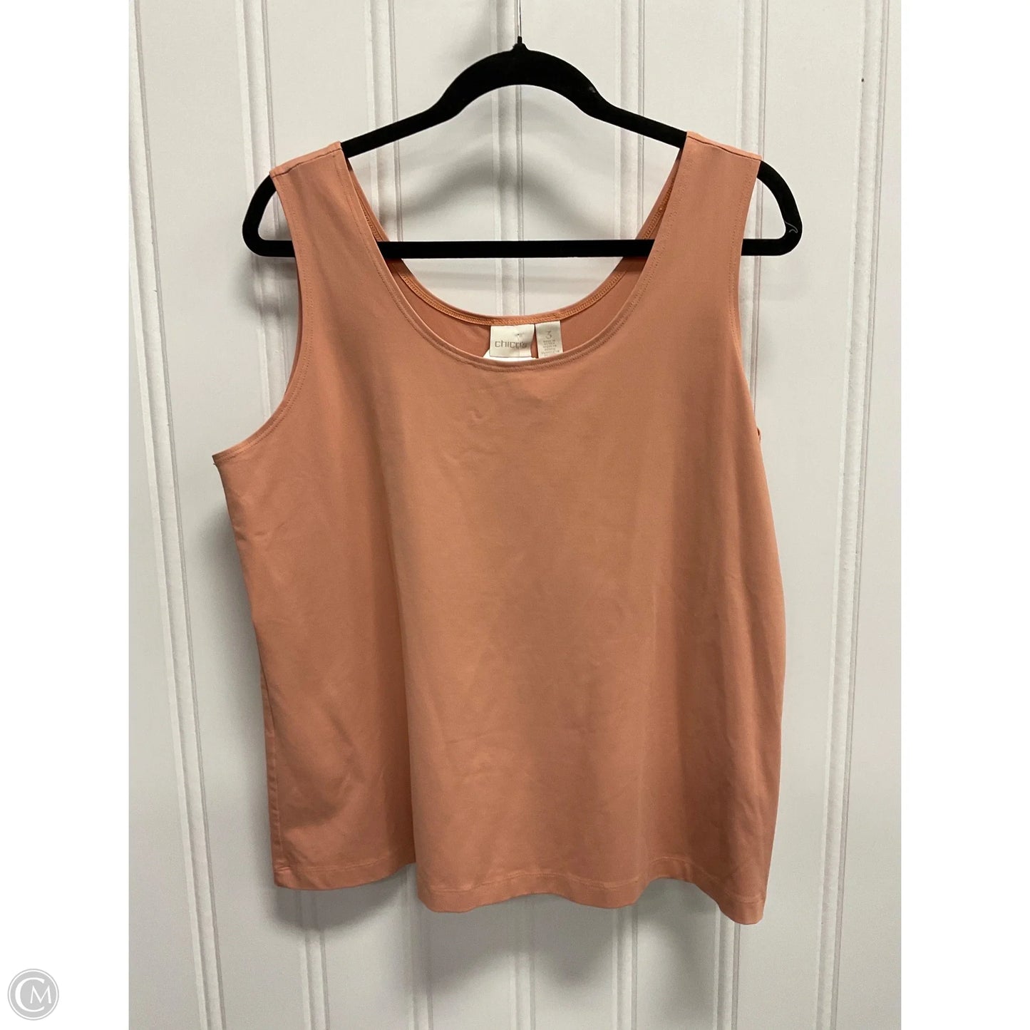 Tank Top By Chicos In Peach, Size: Xl