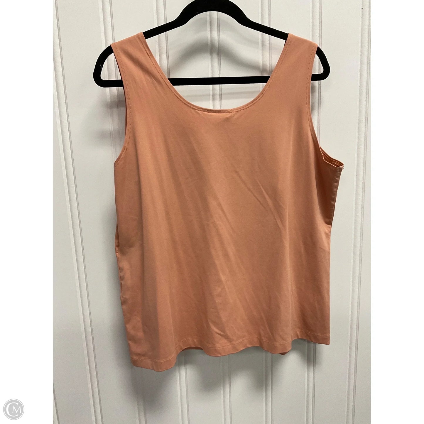 Tank Top By Chicos In Peach, Size: Xl