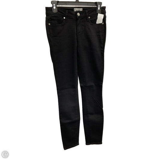 Jeans Skinny By Paige In Black Denim, Size: 2