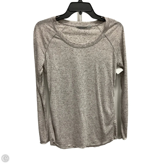 Top Long Sleeve Basic By Athleta In Grey, Size: S
