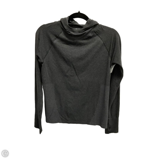 Athletic Top Long Sleeve Hoodie By Calia In Grey, Size: M