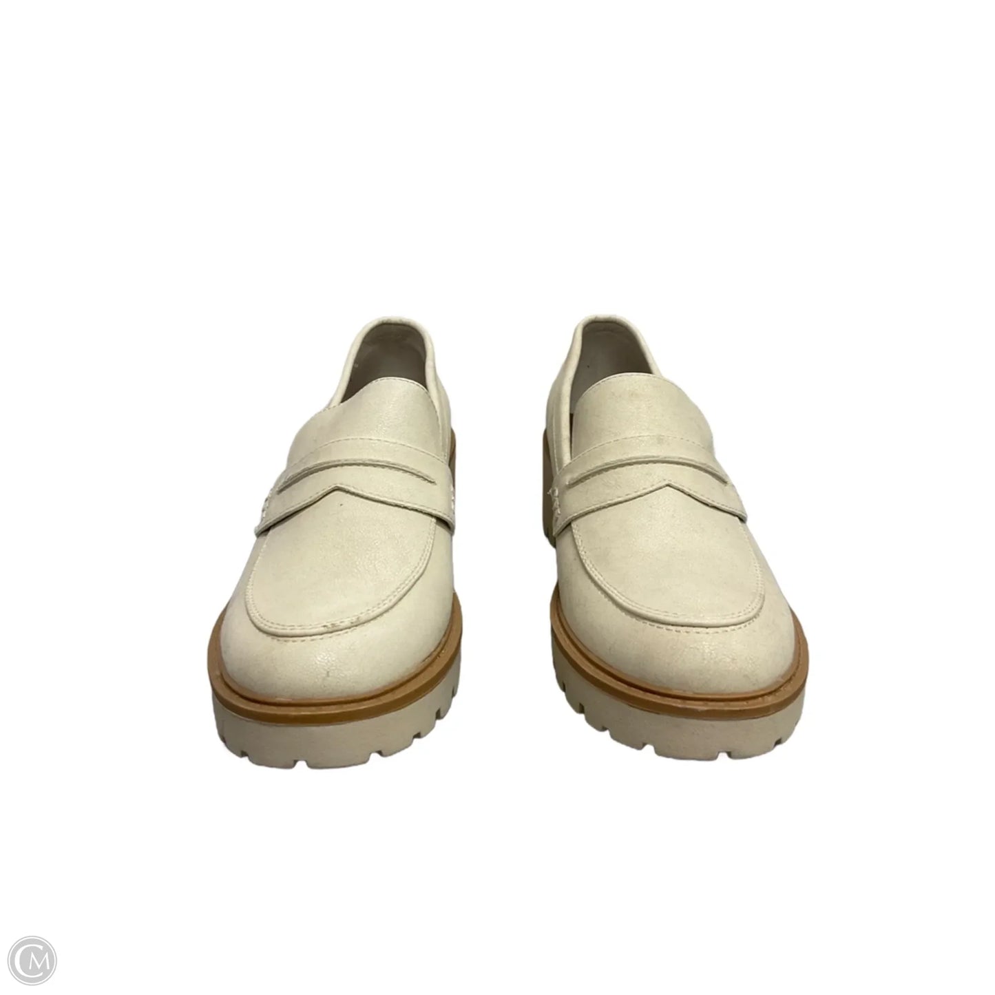 Shoes Heels Block By Maurices In Cream, Size: 9.5