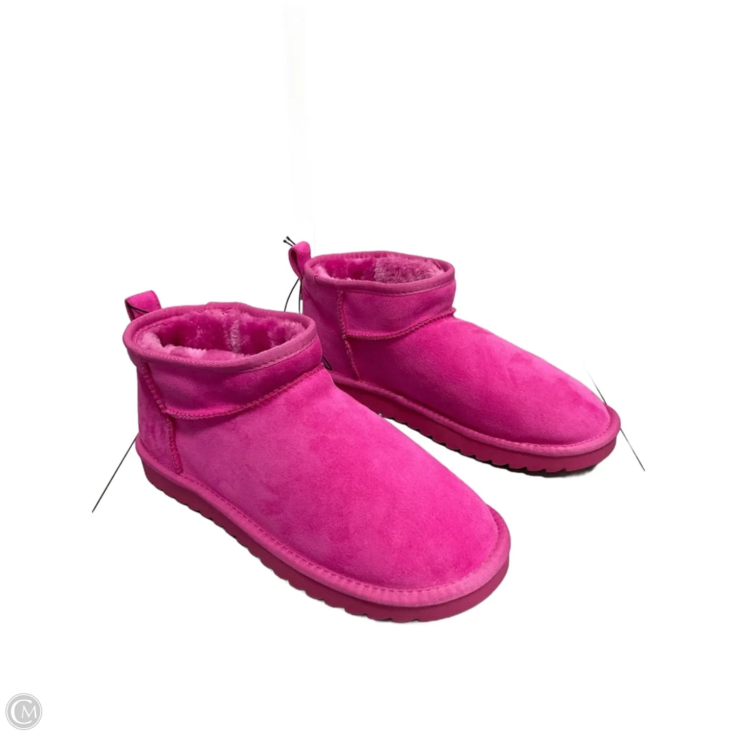 Boots Ankle Heels By Maurices In Pink, Size: 10