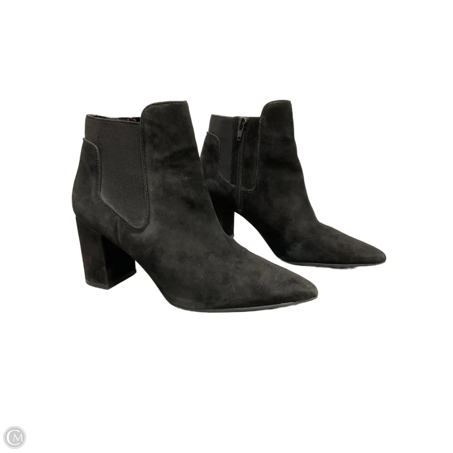 Boots Ankle Heels By Preston And New York In Black, Size: 8