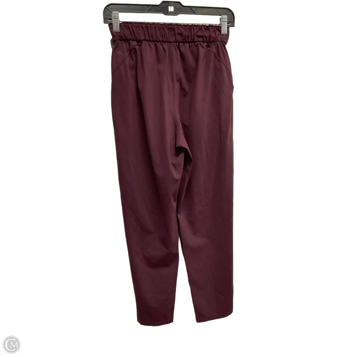 Athletic Pants By Lululemon In Maroon, Size: S