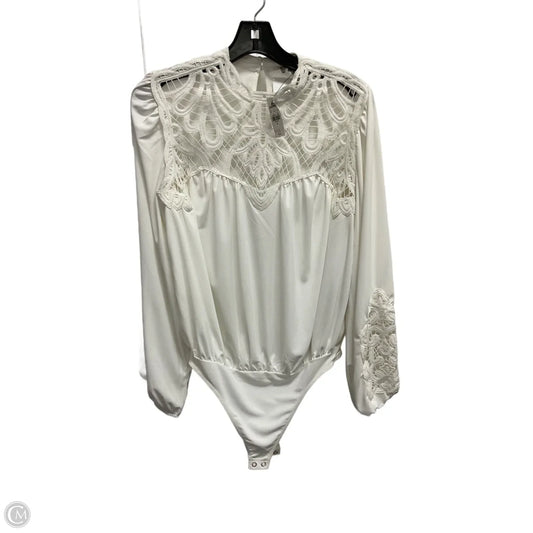Bodysuit By Express In White, Size: M