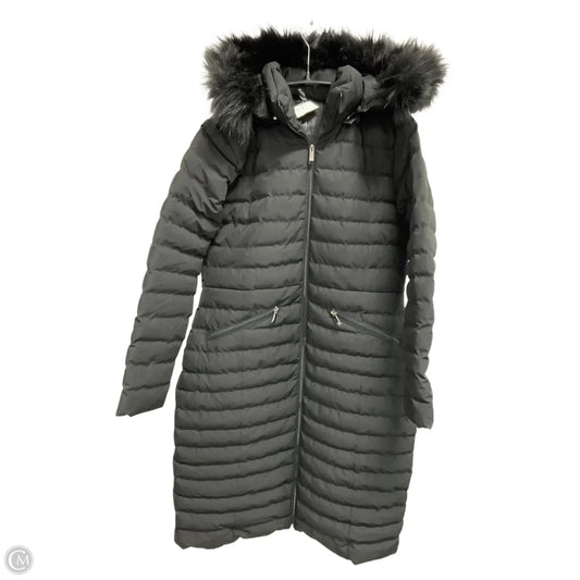 Coat Parka By Clothes Mentor In Black, Size: L