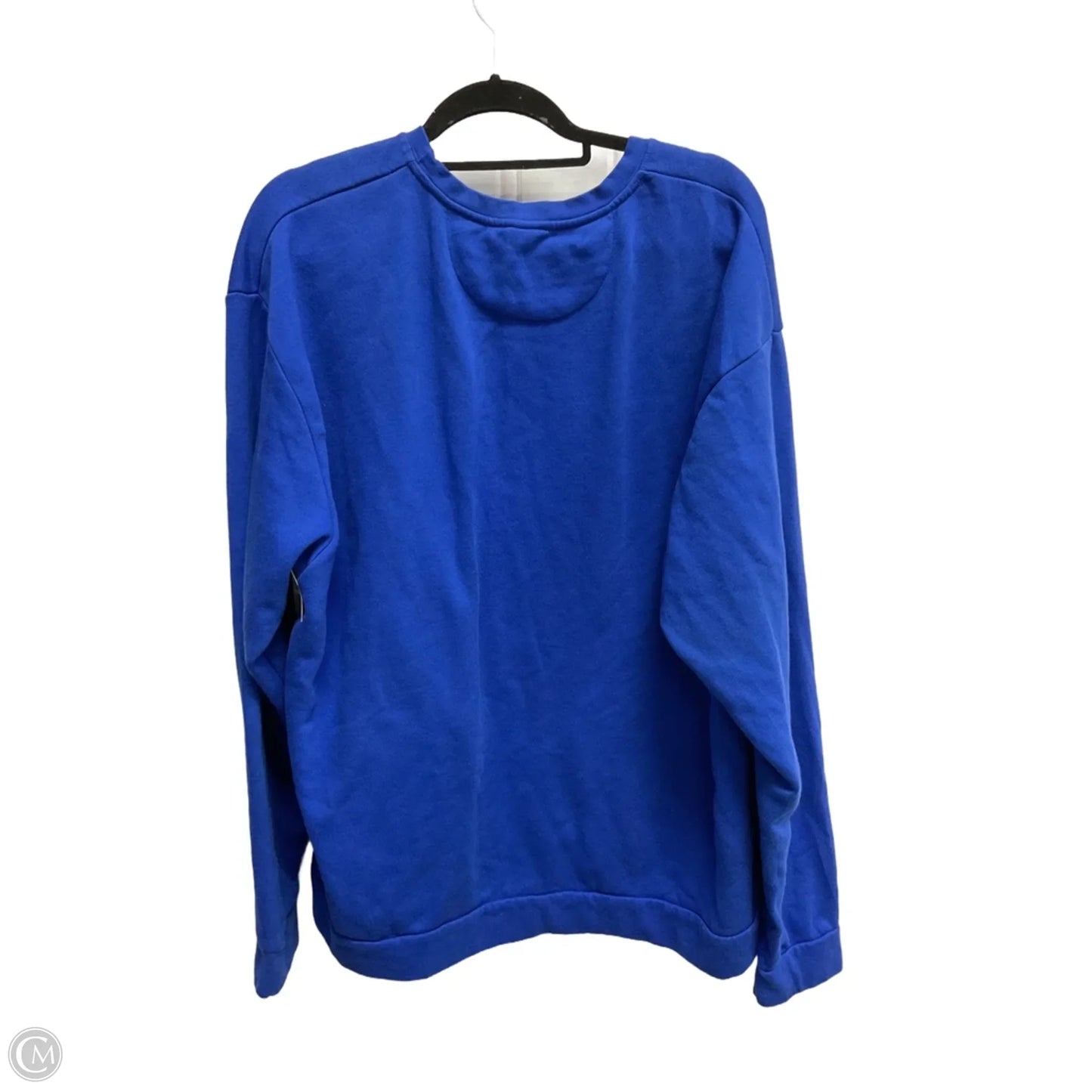 Sweatshirt Crewneck By Next Level In Blue, Size: 3x