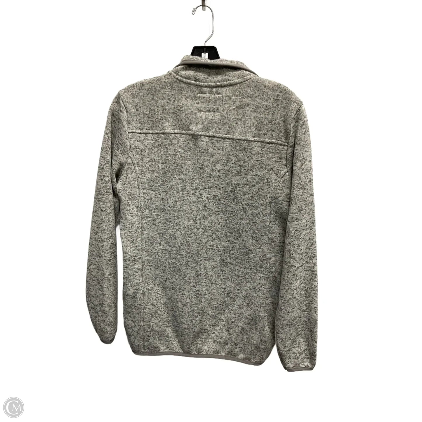 Sweatshirt Collar By Simply Southern In Grey, Size: S