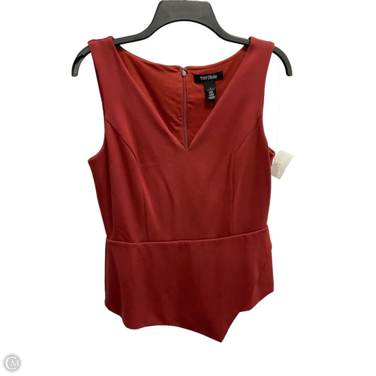 Top Sleeveless By White House Black Market In Red, Size: S