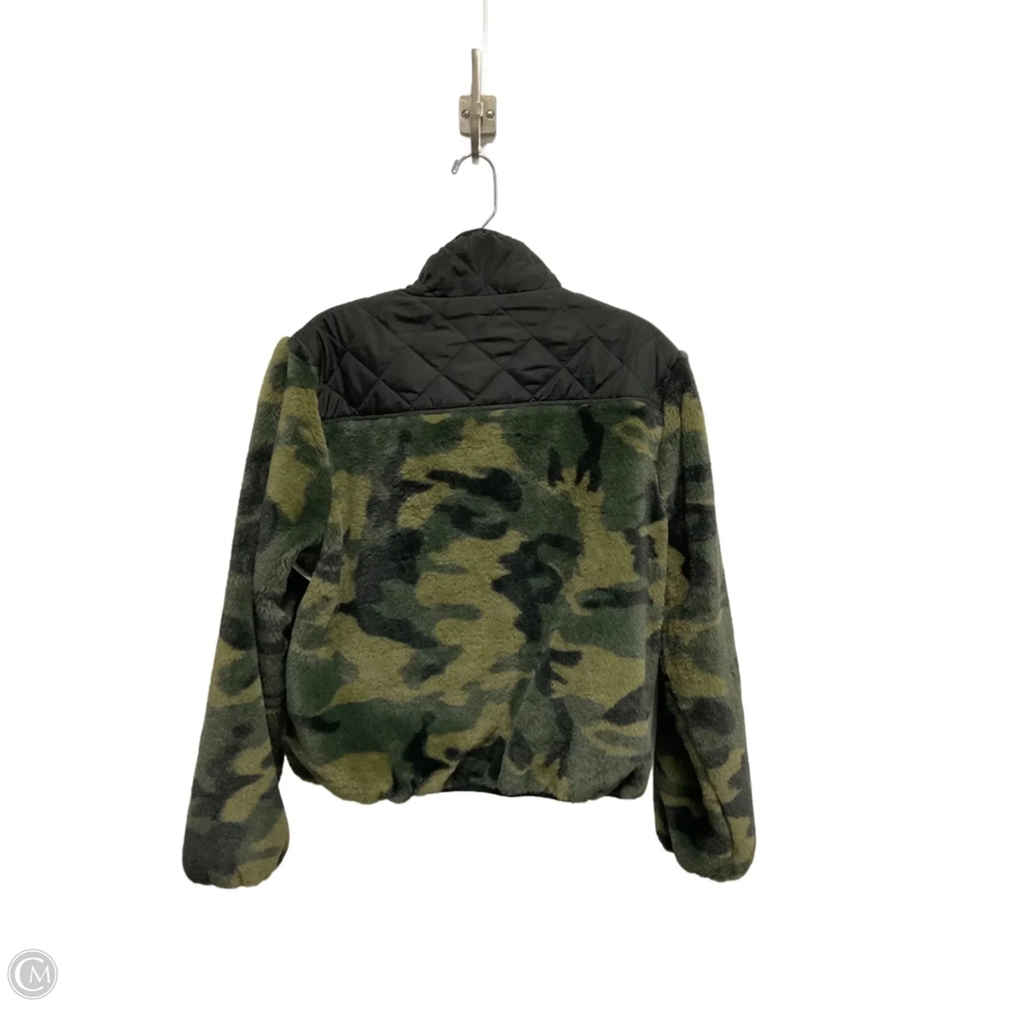 Jacket Fleece By Elodie In Camouflage Print, Size: M