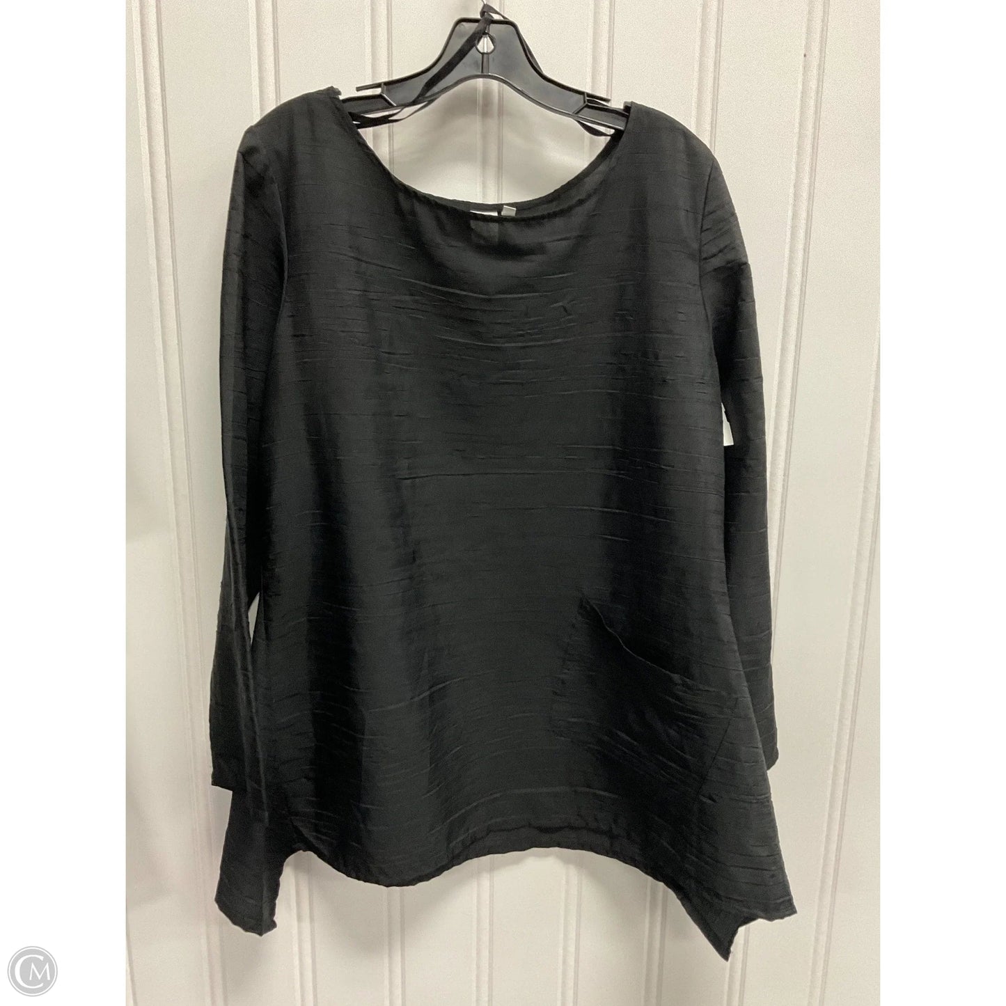 Blouse 3/4 Sleeve By Jones New York In Black, Size: M