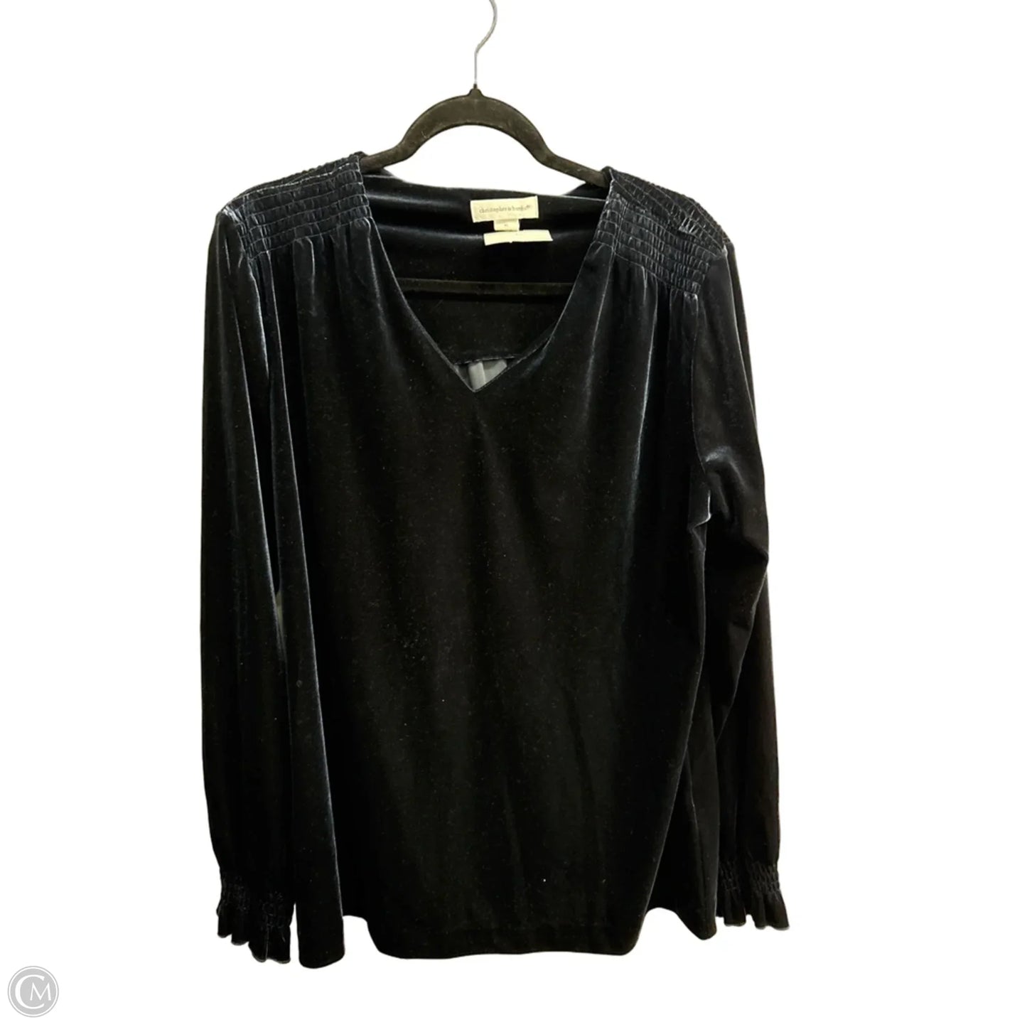 Top Long Sleeve By Christopher And Banks In Navy, Size: Xl