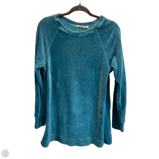 Tunic Long Sleeve By Soft Surroundings In Teal, Size: Xs