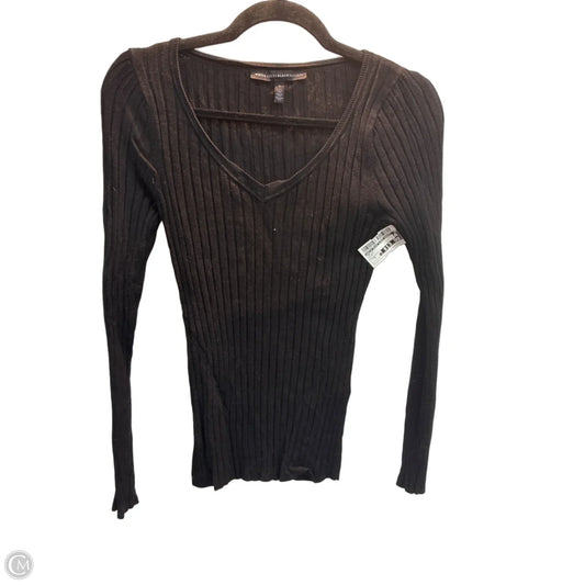 Top Long Sleeve By White House Black Market In Black, Size: S