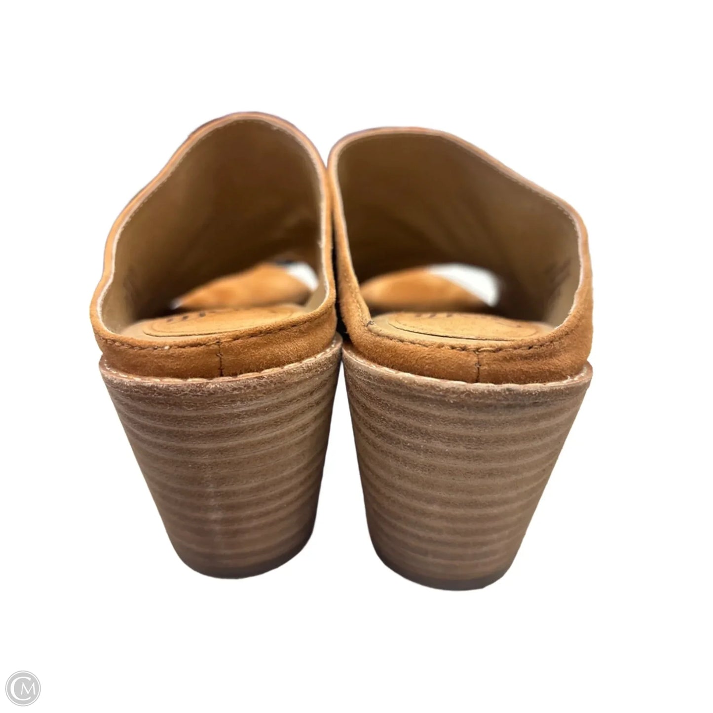 Sandals Heels Block By Sofft In Brown, Size: 8