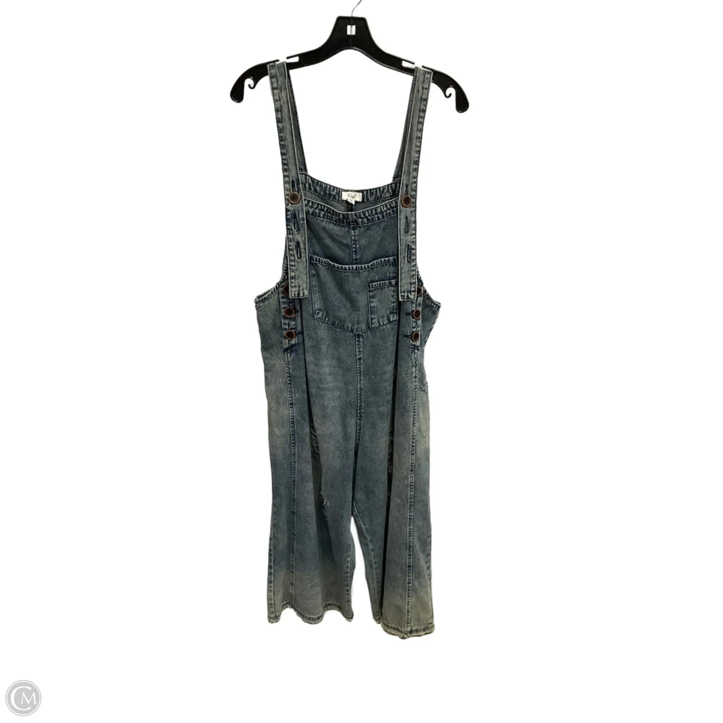 Overalls By Easel In Blue Denim, Size: M