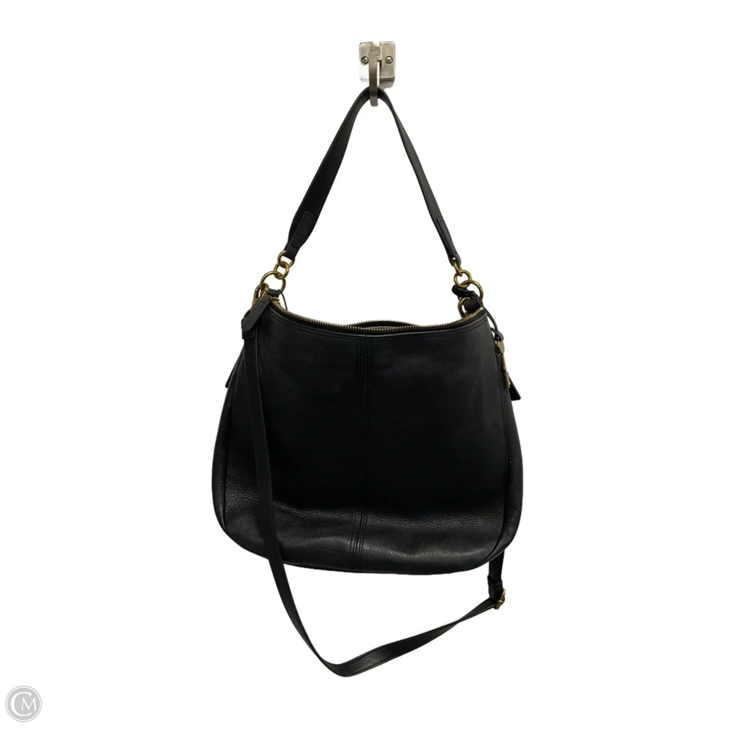 Handbag Leather By Fossil, Size: Large