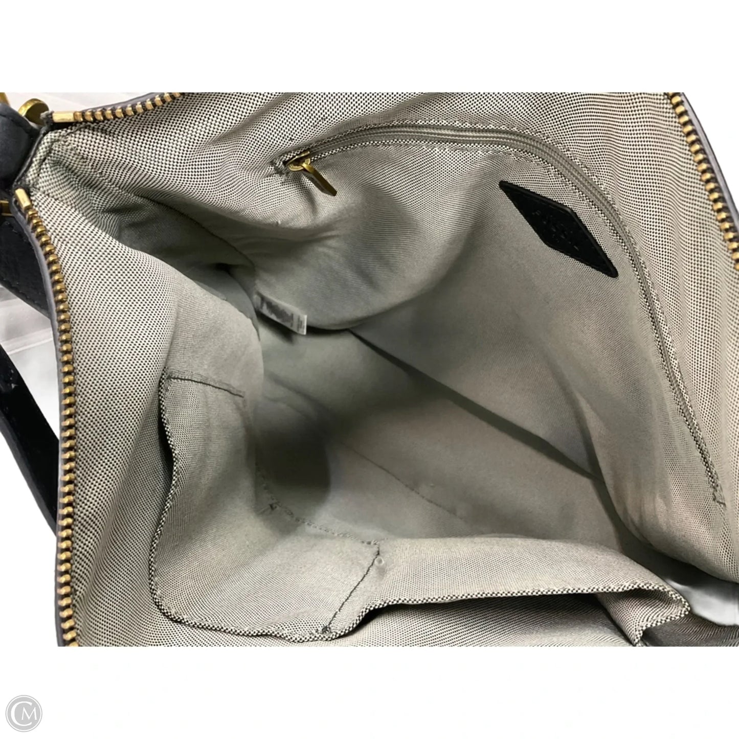 Handbag Leather By Fossil, Size: Large