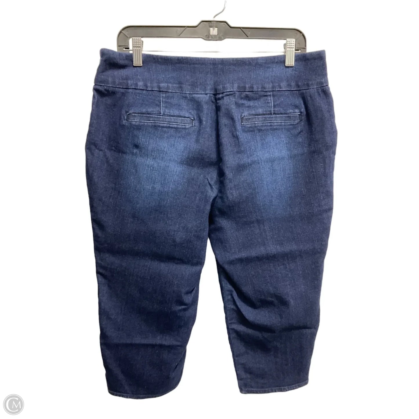 Capris By West Bound In Blue Denim, Size: 14p