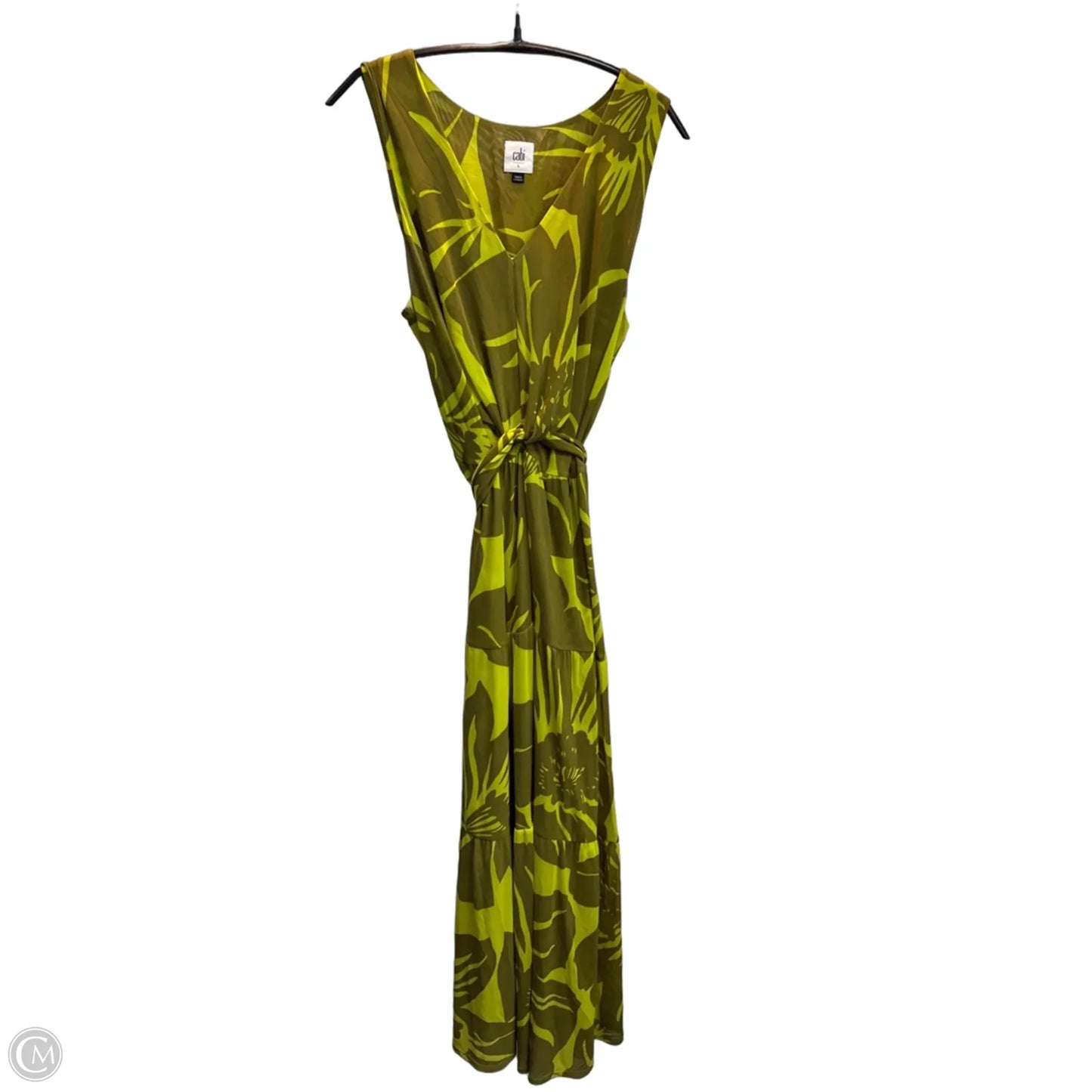 Dress Party Long By Cabi In Green, Size: L