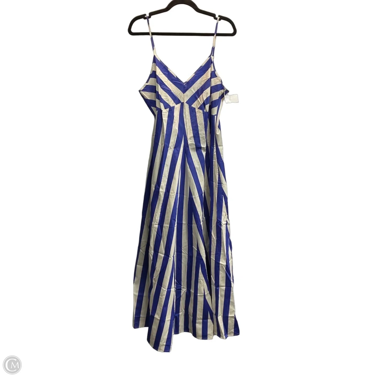 Dress Casual Maxi By Worthington In Striped Pattern, Size: L