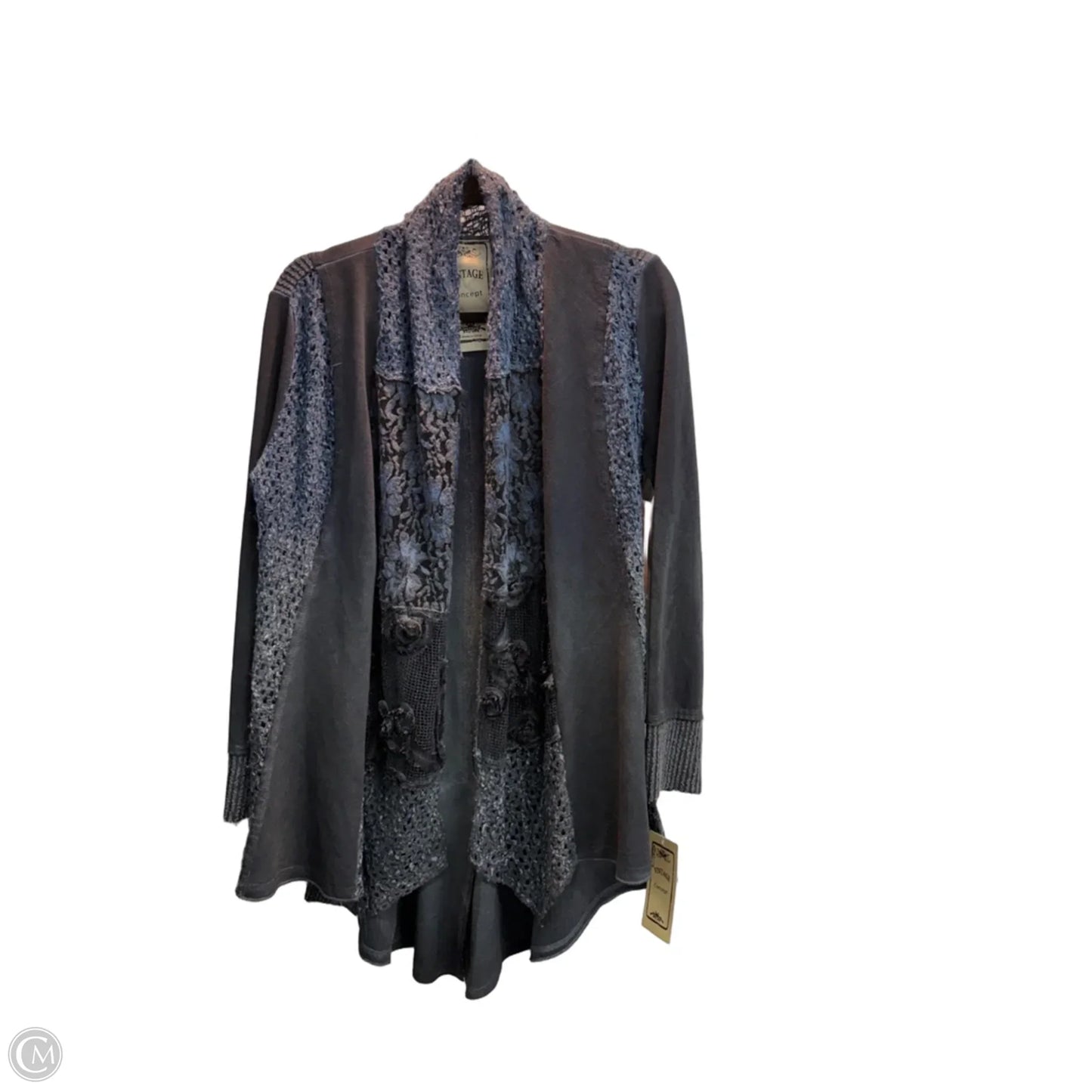 Cardigan By Vintage In Navy, Size: M