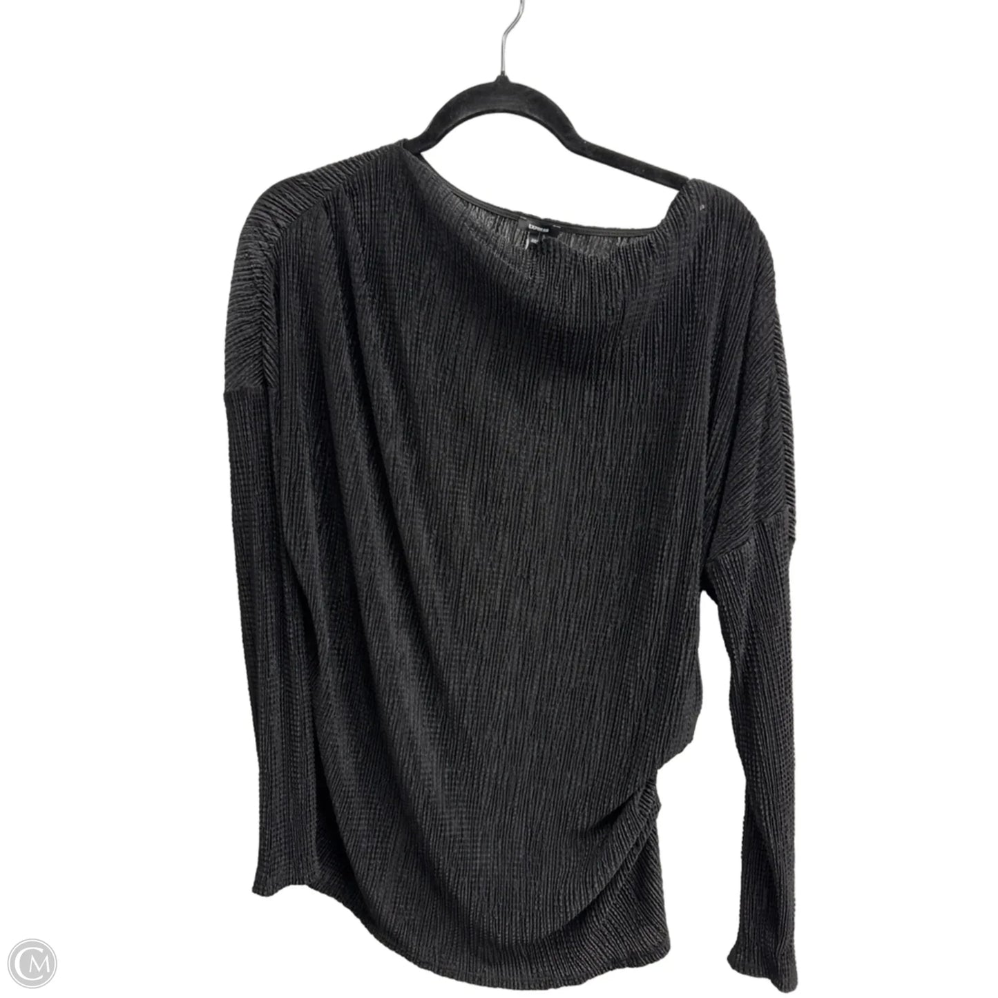 Top Long Sleeve By Express In Black, Size: L
