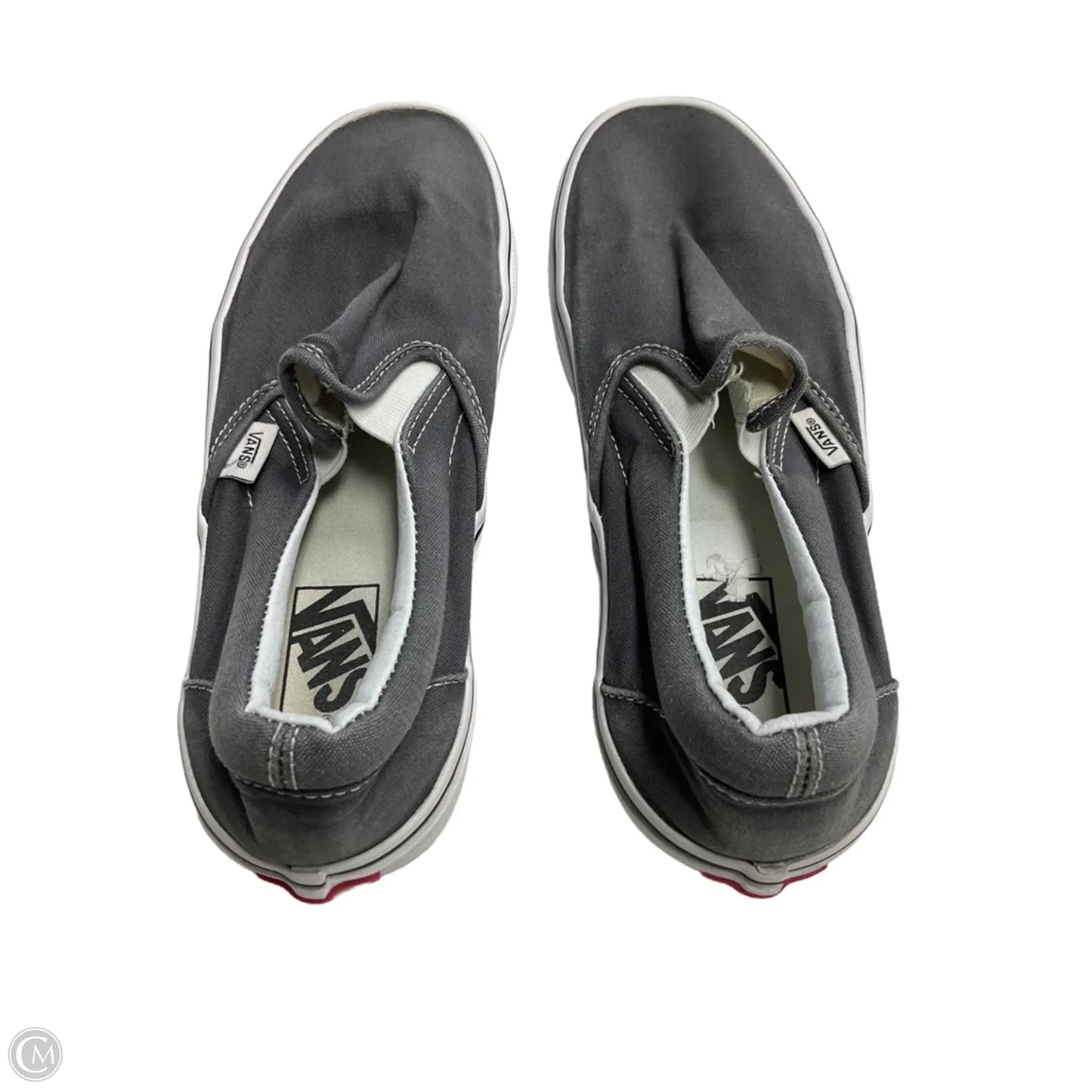 Shoes Sneakers By Vans In Grey, Size: 9