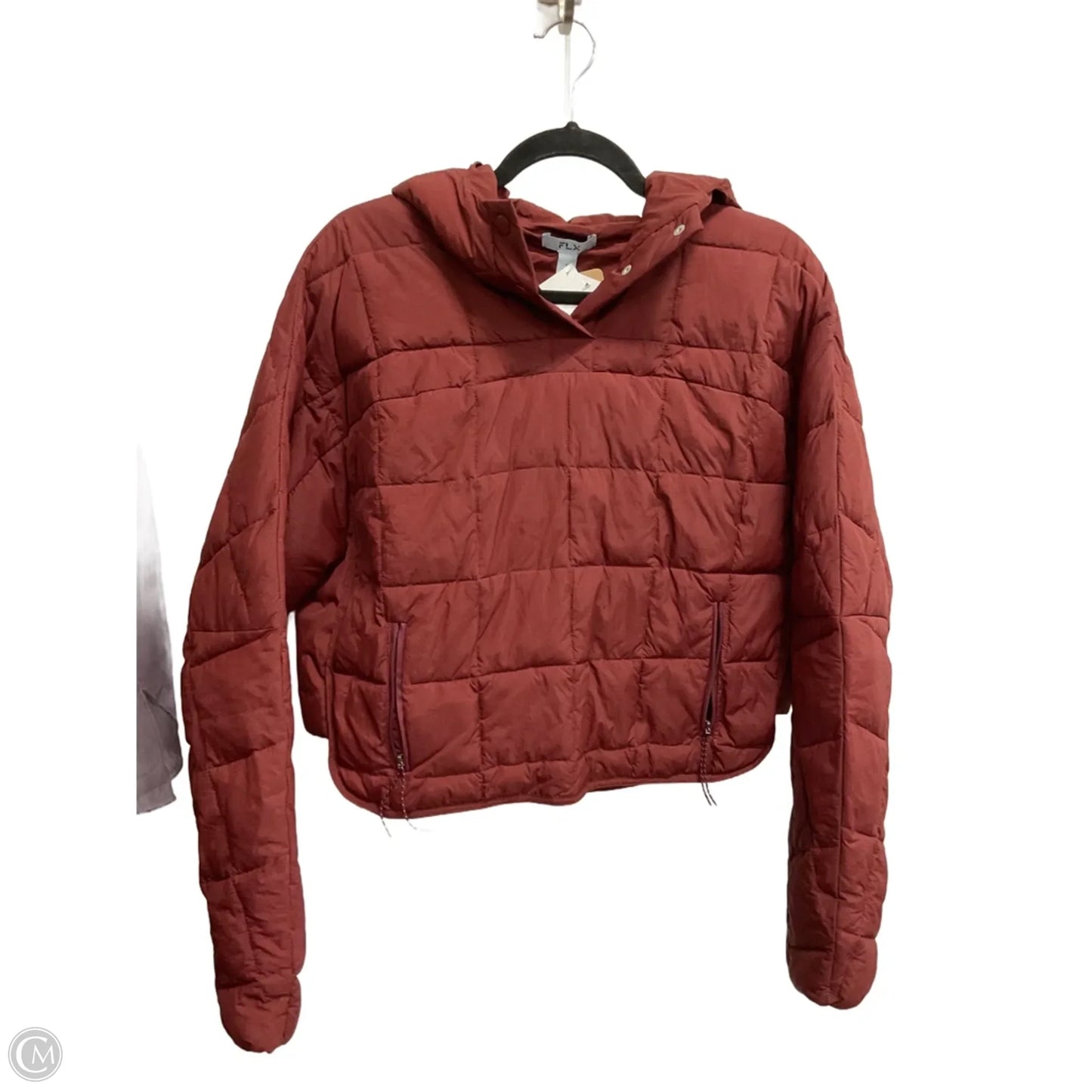 Jacket Puffer & Quilted By Flx In Red, Size: M
