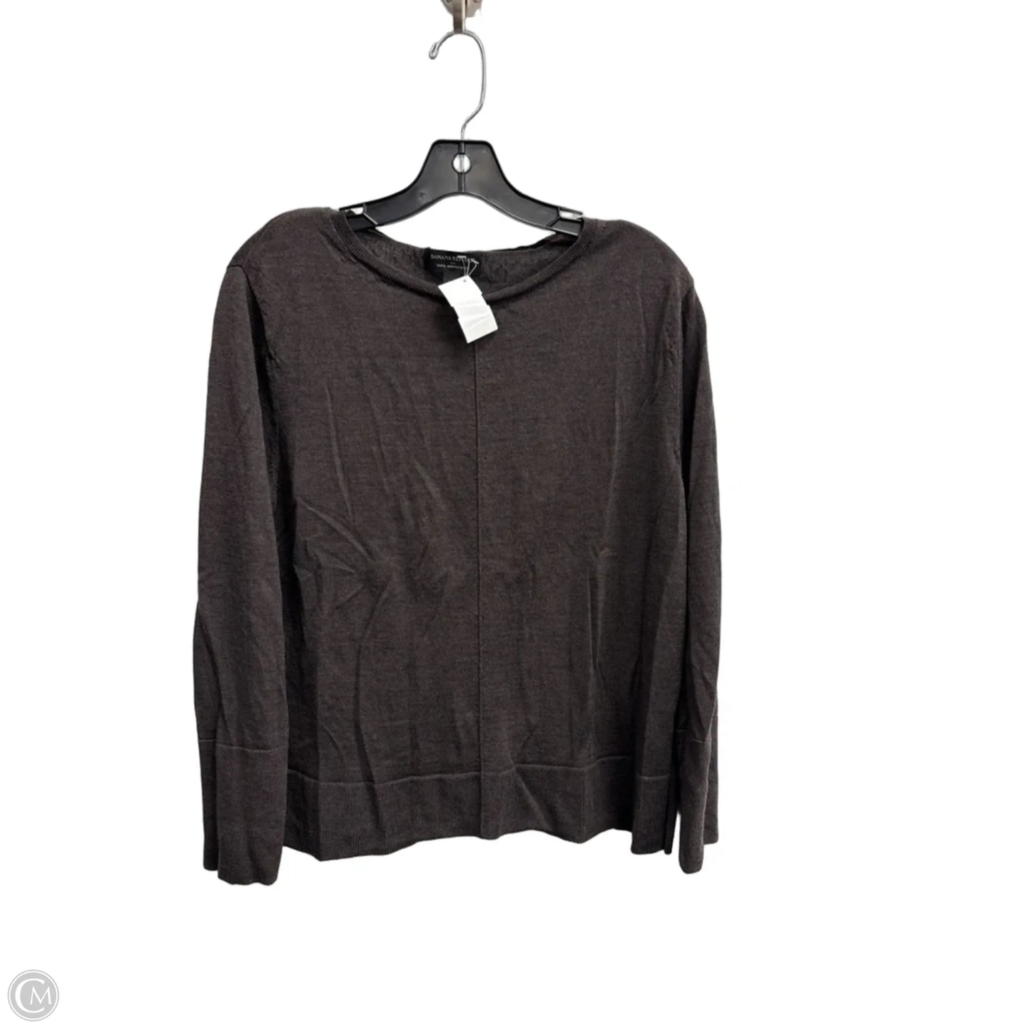 Top Long Sleeve By Banana Republic In Brown, Size: Xl