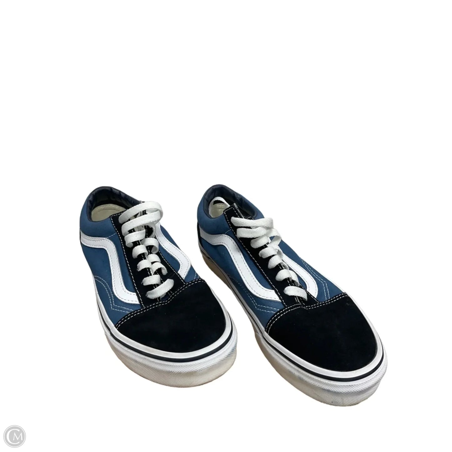 Shoes Sneakers By Vans In Blue, Size: 6.5
