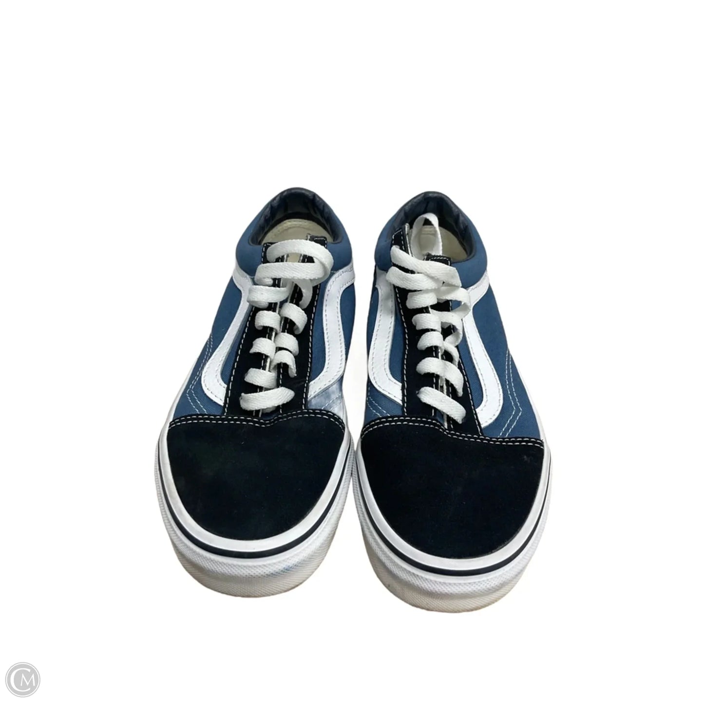 Shoes Sneakers By Vans In Blue, Size: 6.5