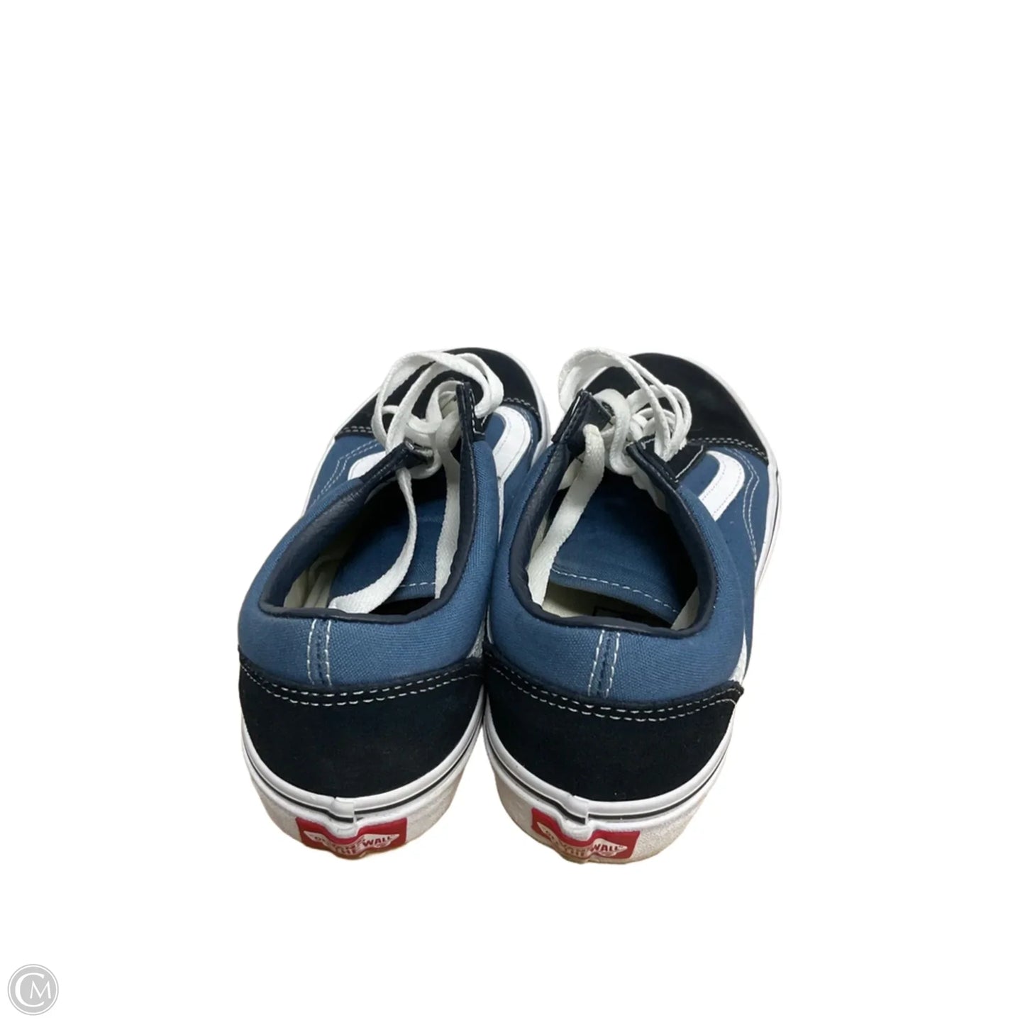 Shoes Sneakers By Vans In Blue, Size: 6.5