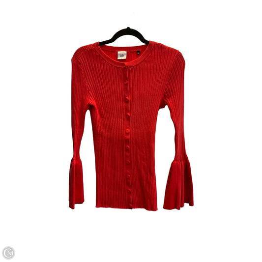 Top Long Sleeve By Cabi In Red, Size: M