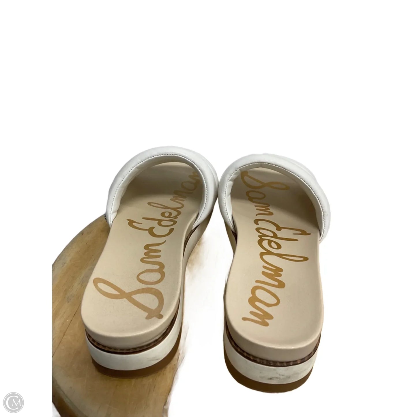 Sandals Heels Platform By Sam Edelman In White, Size: 8.5