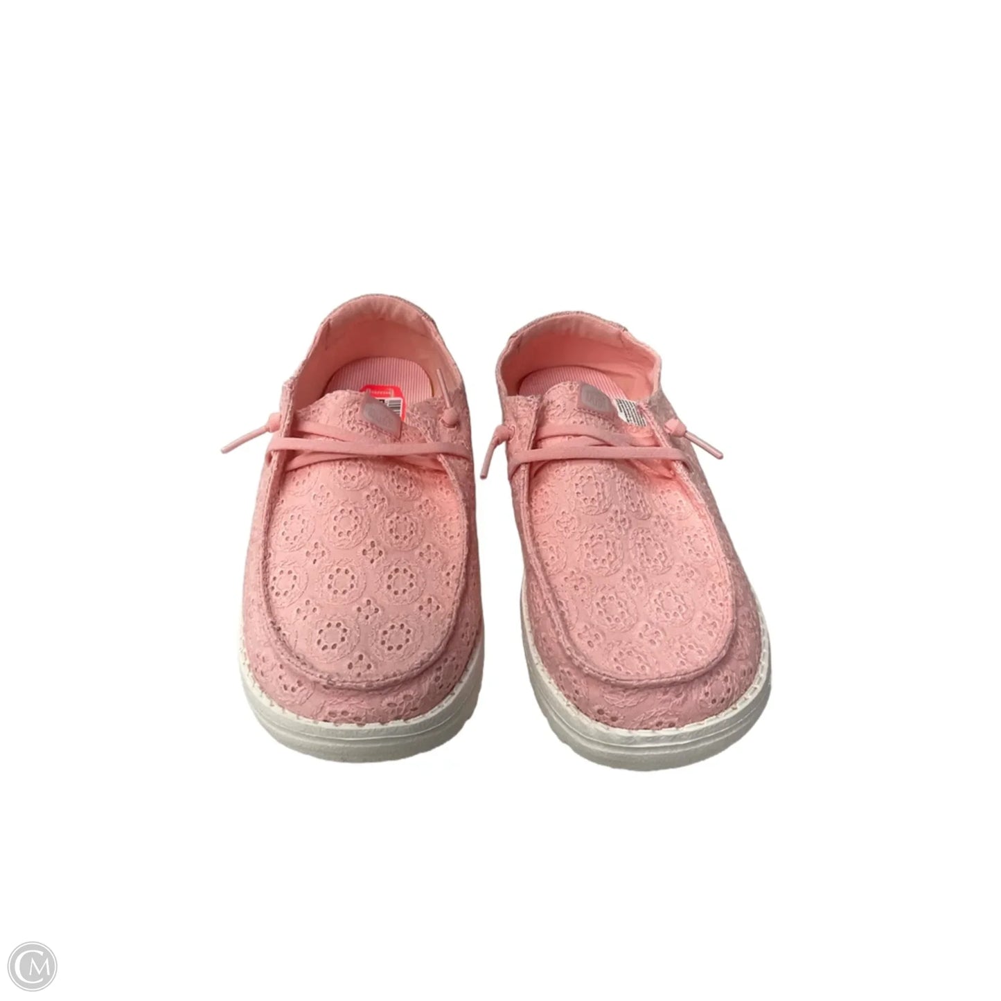 Shoes Flats By Hey Dude In Pink, Size: 8