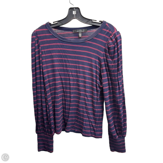 Top Long Sleeve By White House Black Market In Striped Pattern, Size: S
