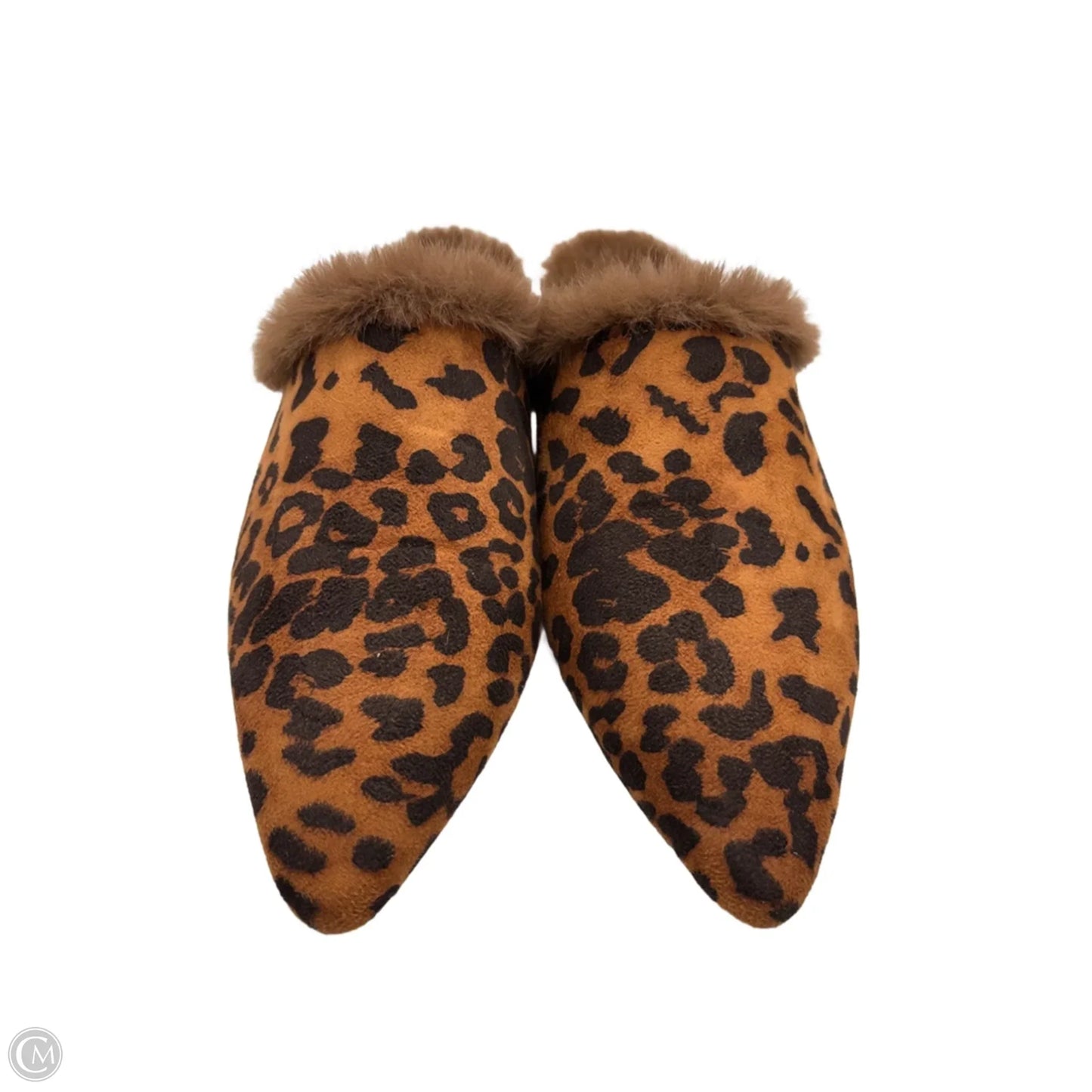 Shoes Flats By Clothes Mentor In Leopard Print, Size: 6.5