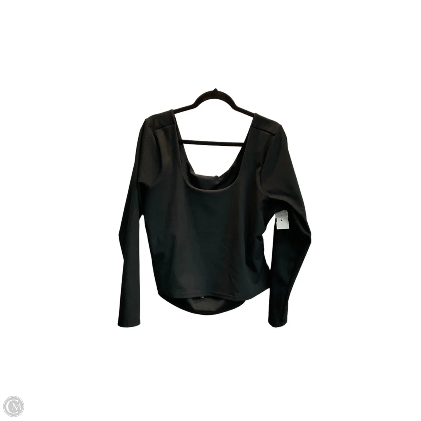 Top Long Sleeve By Fabletics In Black, Size: 3x