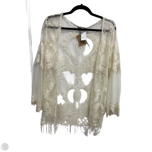 Kimono By Blu Pepper In Cream, Size: M