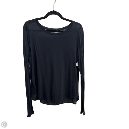 Top Long Sleeve By Vince In Black, Size: L