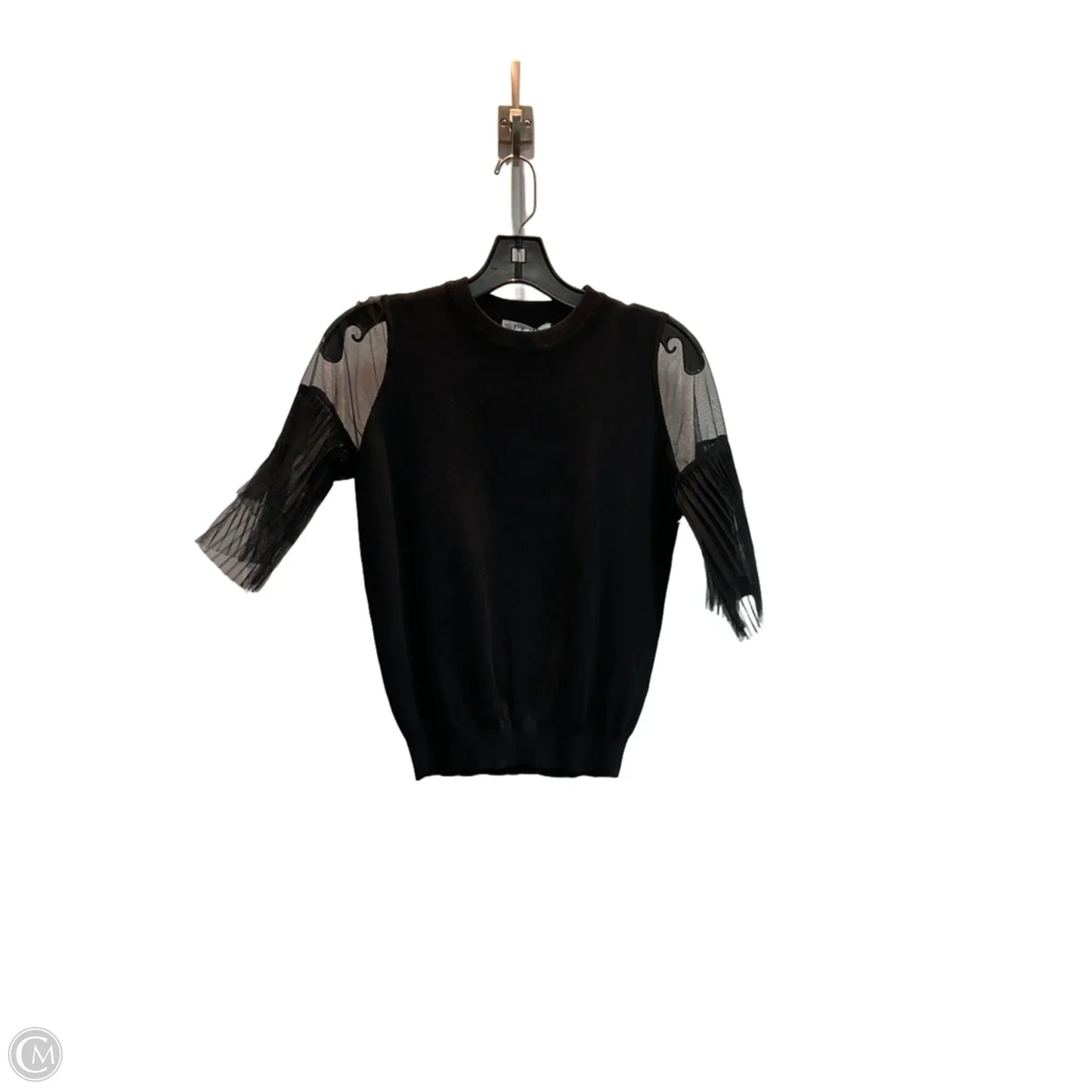 Top Short Sleeve By Thml In Black, Size: Xs