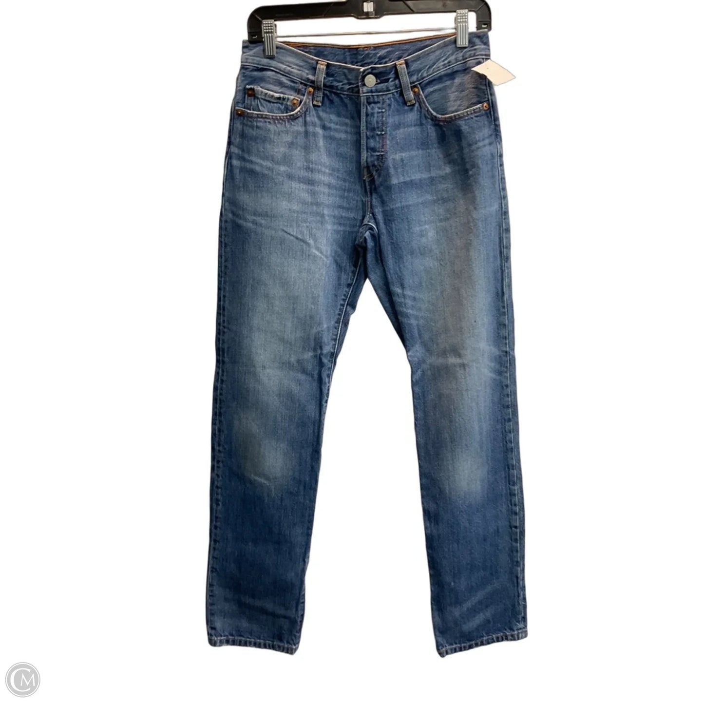 Jeans Straight By Levis In Blue Denim, Size: 2