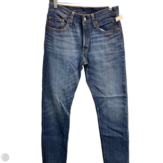 Jeans Straight By Levis In Blue Denim, Size: 2