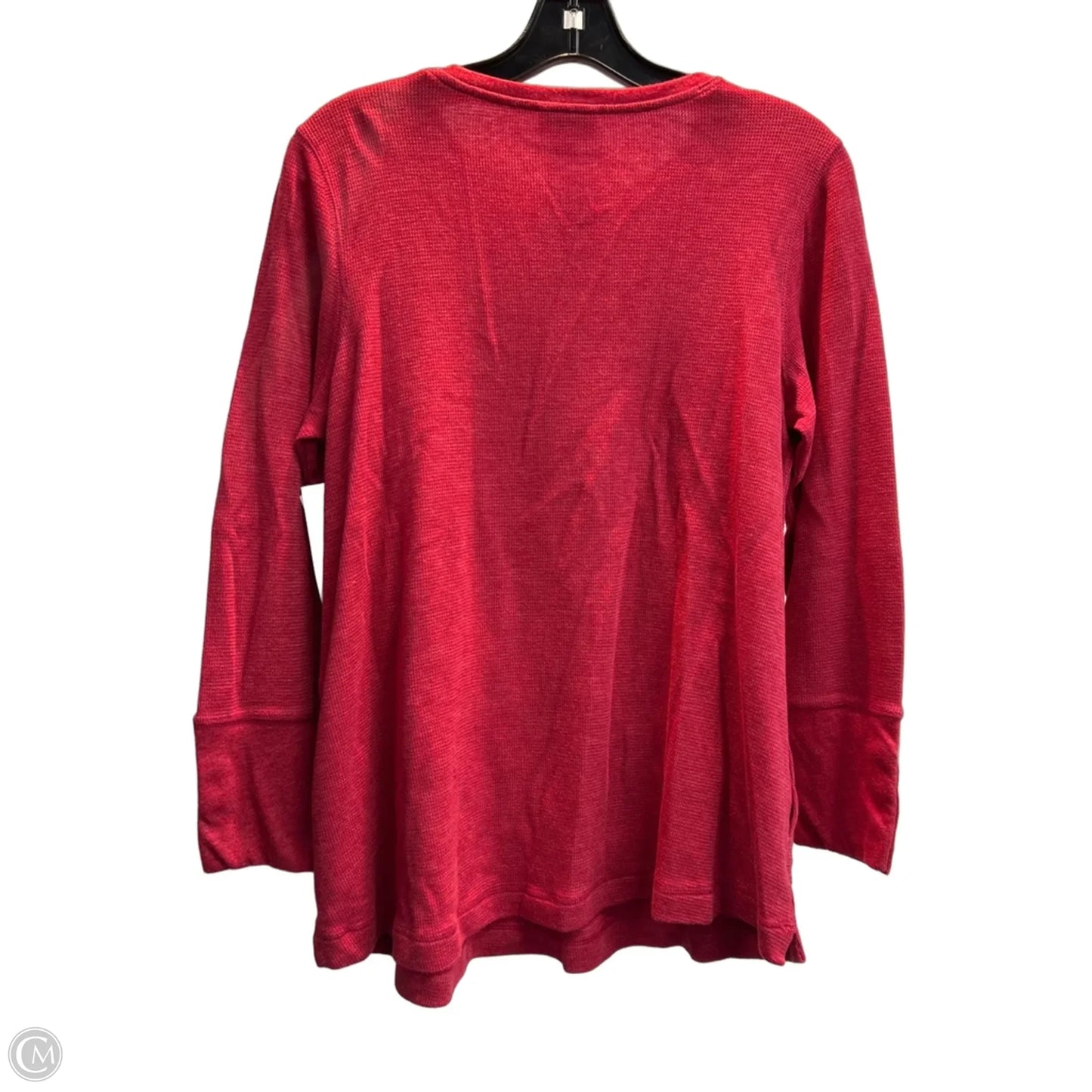 Top Long Sleeve By J. Jill In Red, Size: Mp