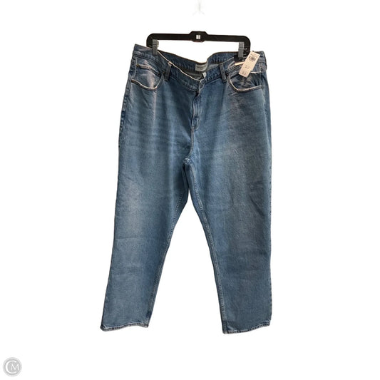 Jeans Straight By Abercrombie And Fitch In Blue Denim, Size: 20