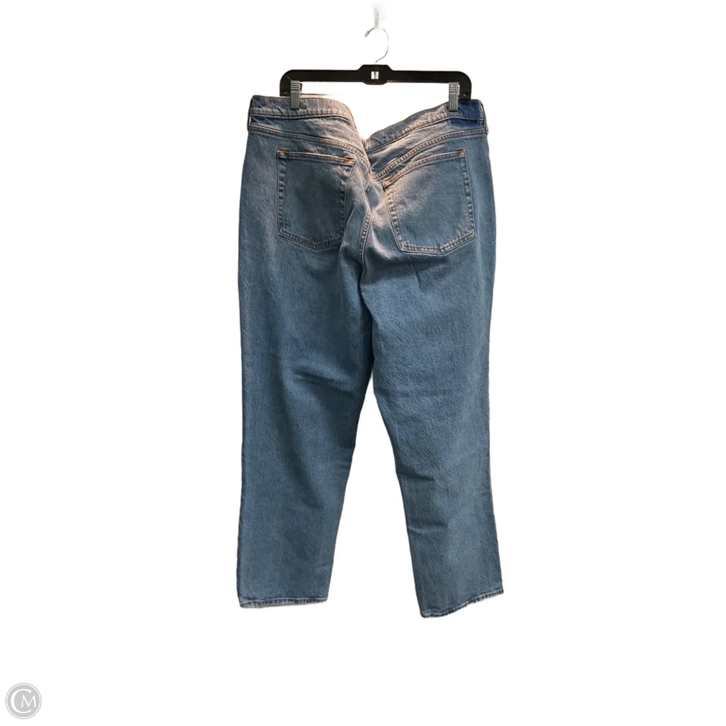 Jeans Straight By Abercrombie And Fitch In Blue Denim, Size: 20